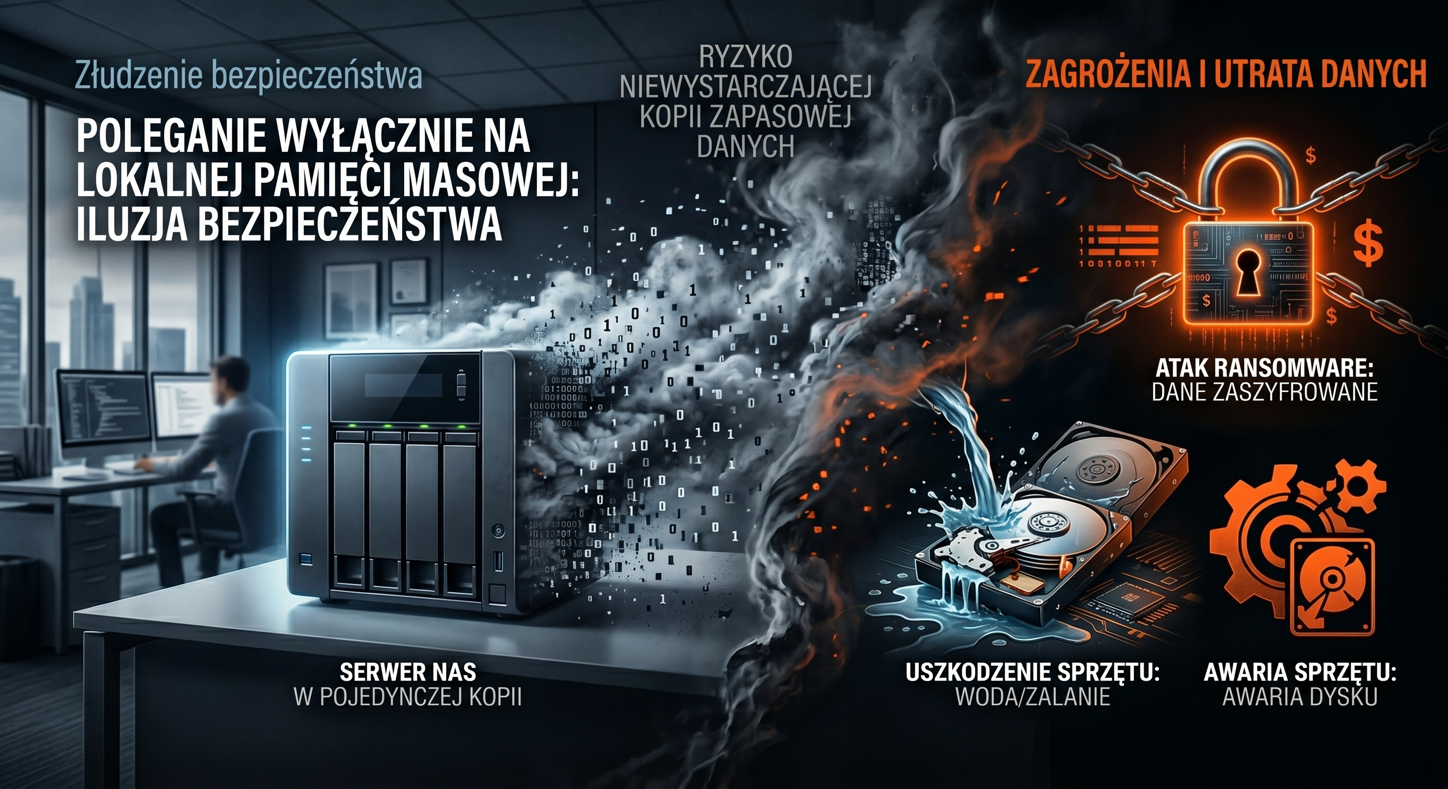 Backup w firmie. Dlaczego NAS to za mało i jak zrobić backup, który naprawdę działa
